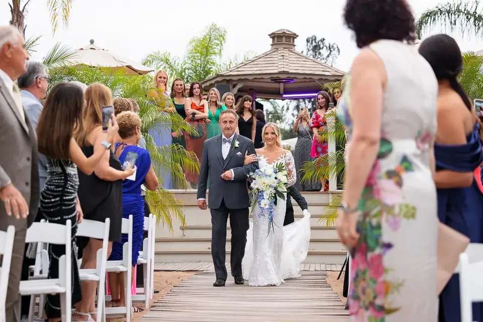 Bride Walking Down the Aisle