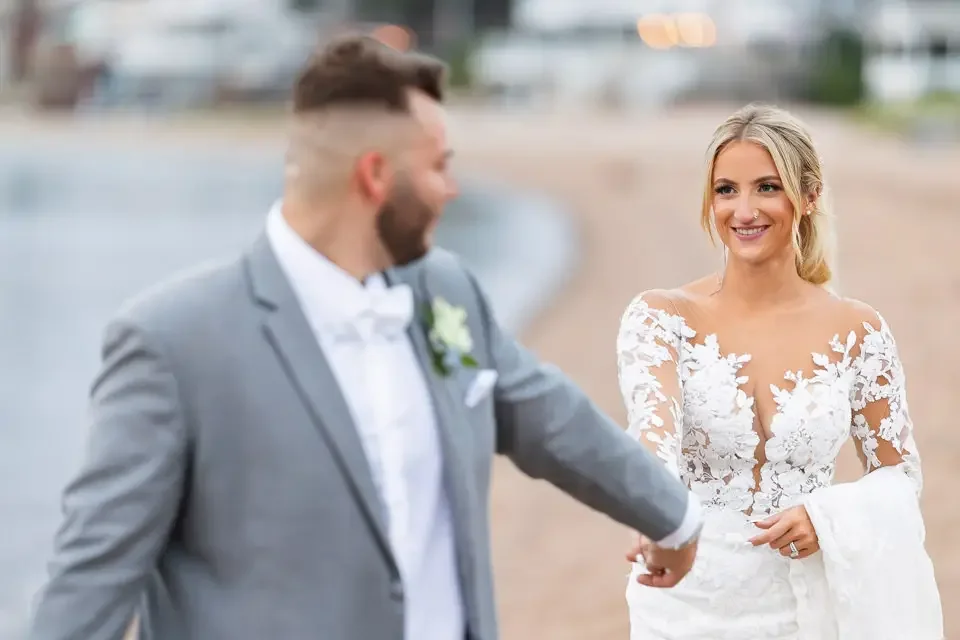 Soft Coastal Portraits After “I Do”