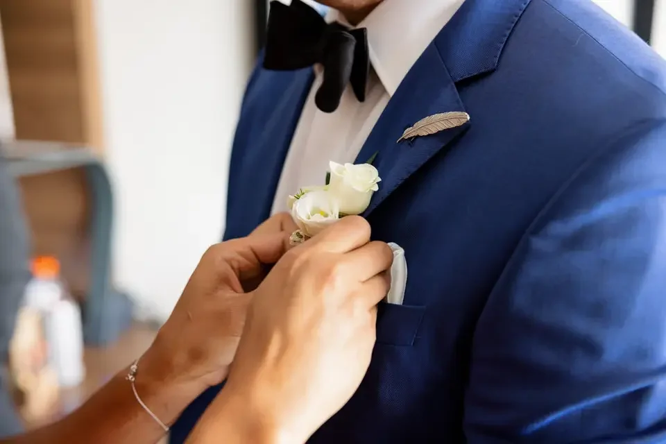 Groom Boutonniere Detail