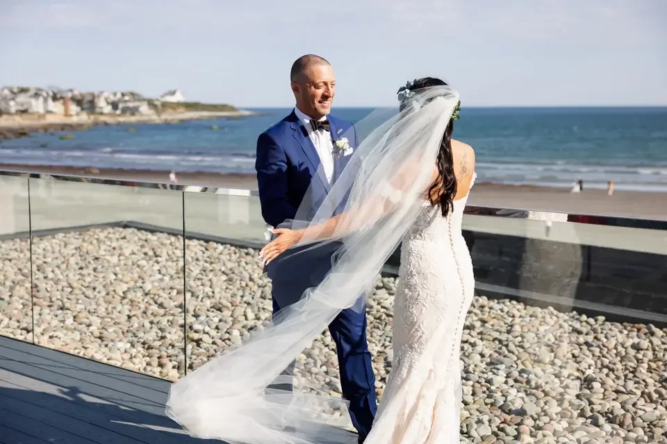 An Emotional First Look by the Sea