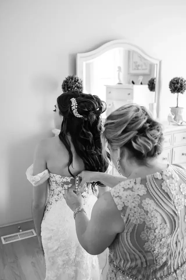 Bride Getting Ready Wedding Photo