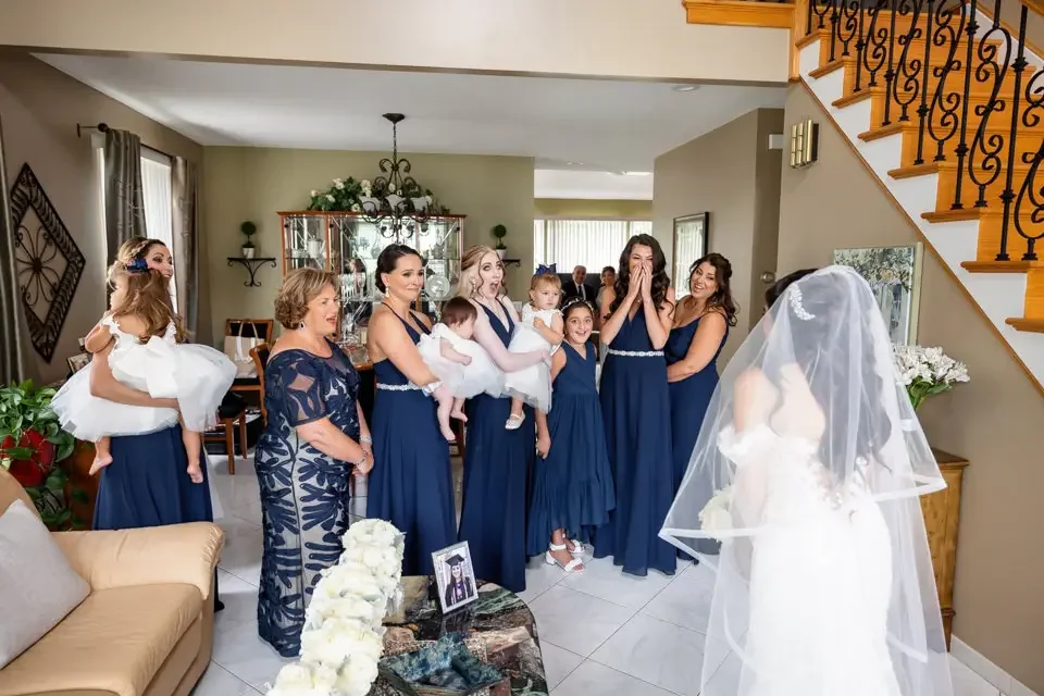 Bridesmaids First Look Moment