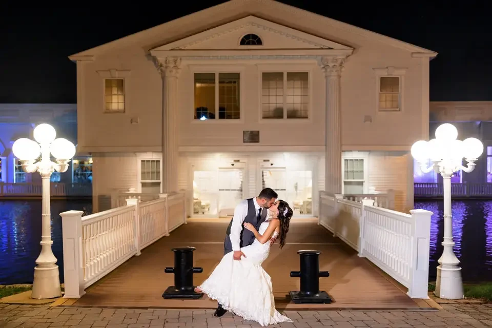 Romantic Waterfront Night Portrait