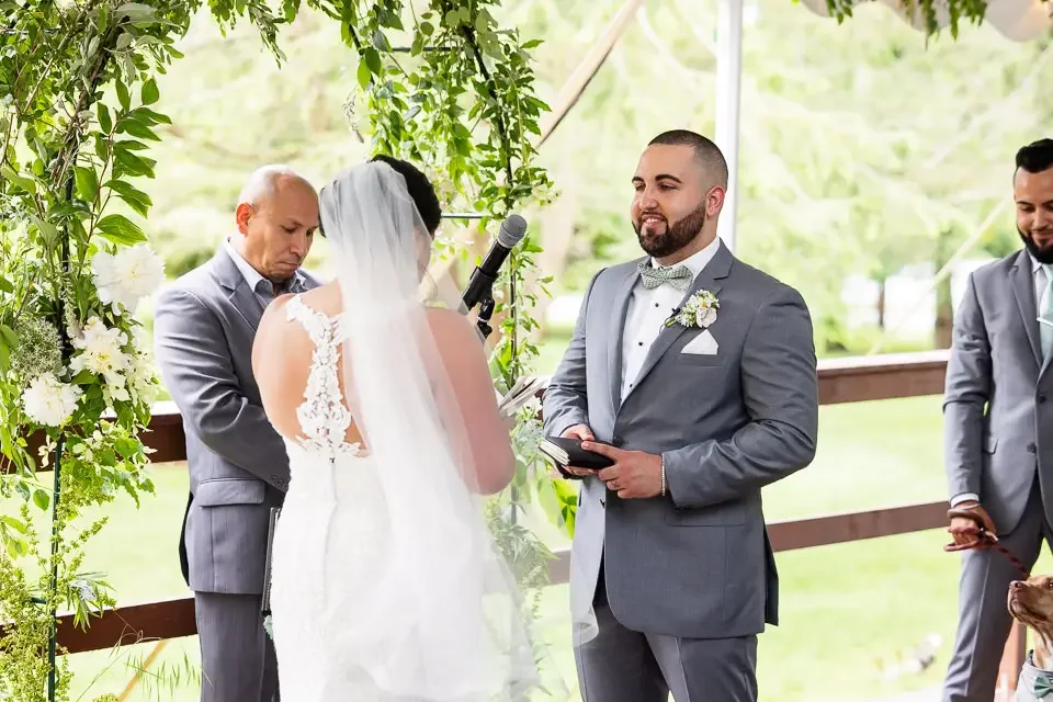 Emotional Outdoor Wedding Vows