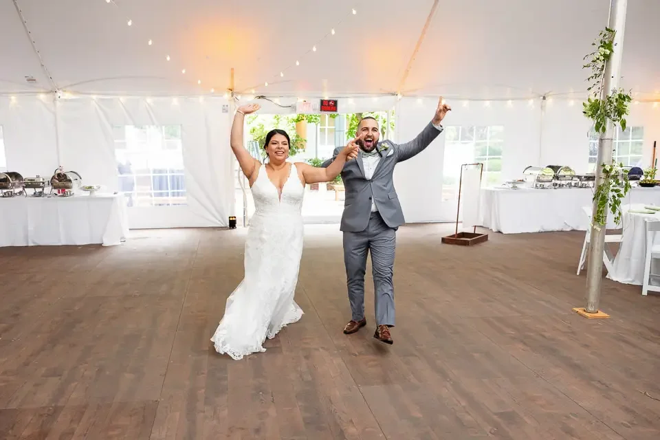 A Joyful Reception Entrance Full of Energy