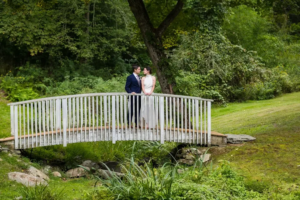 A Quiet Moment Together on the Garden Bridge