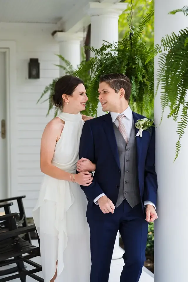 Joyful Wedding Portrait Full of Movement and Connection
