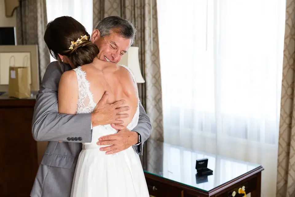 Emotional Father Daughter Wedding Moment
