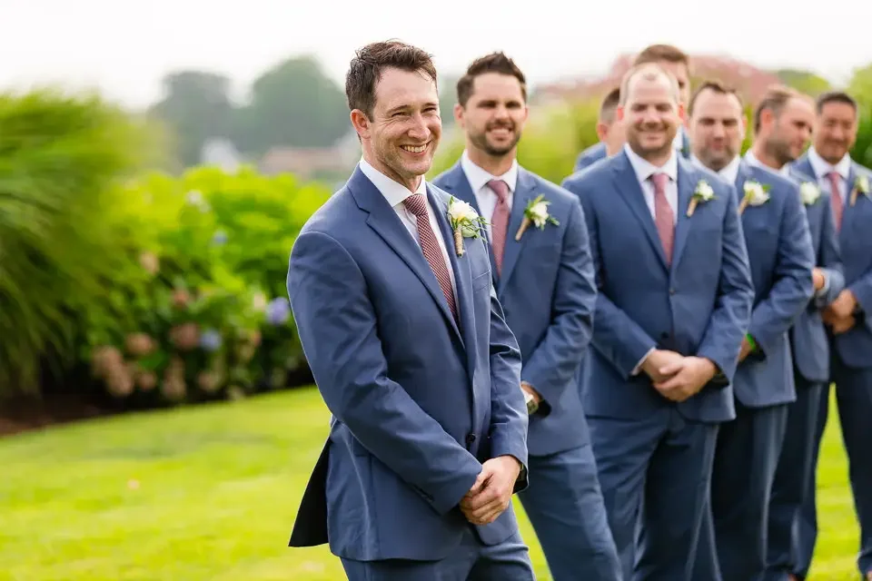 Groom Waiting Before The Ceremony