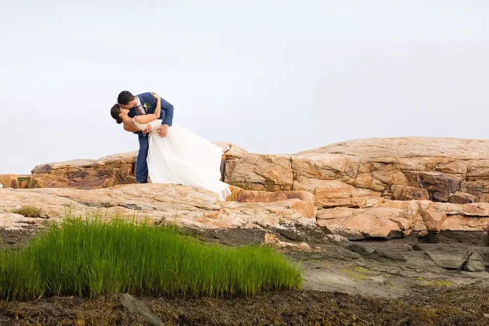 Cinematic Wedding Portrait Outdoors