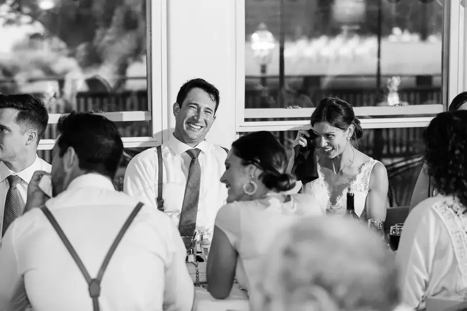 Candid Reception Moment