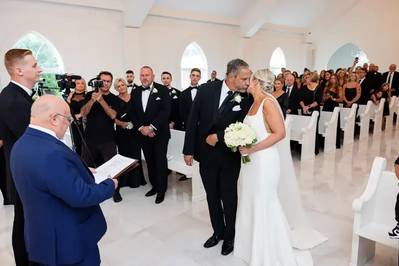 Father Daughter Moment At The Altar