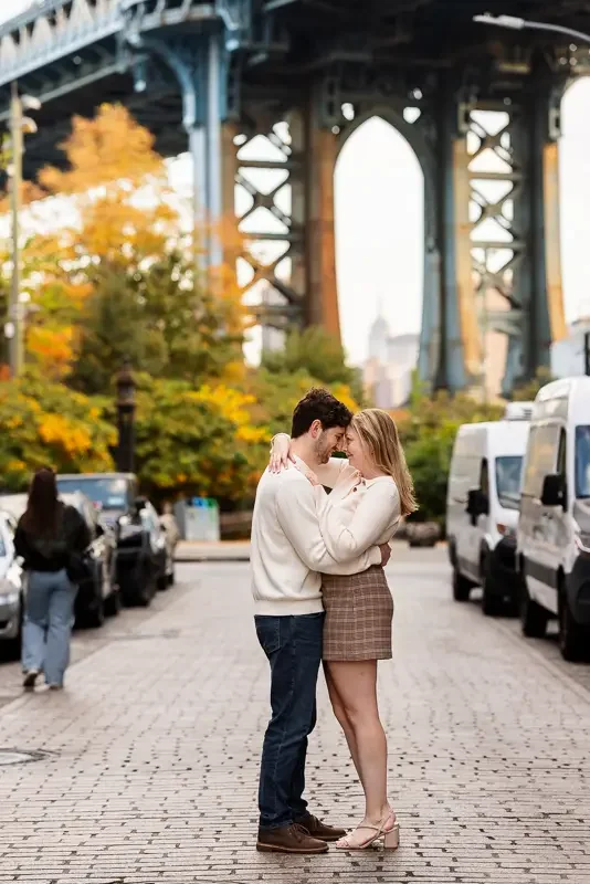 Candid Urban Engagement Portrait