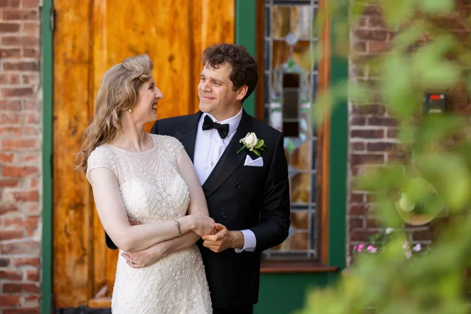 An Intimate Wedding Portrait Focused on Connection
