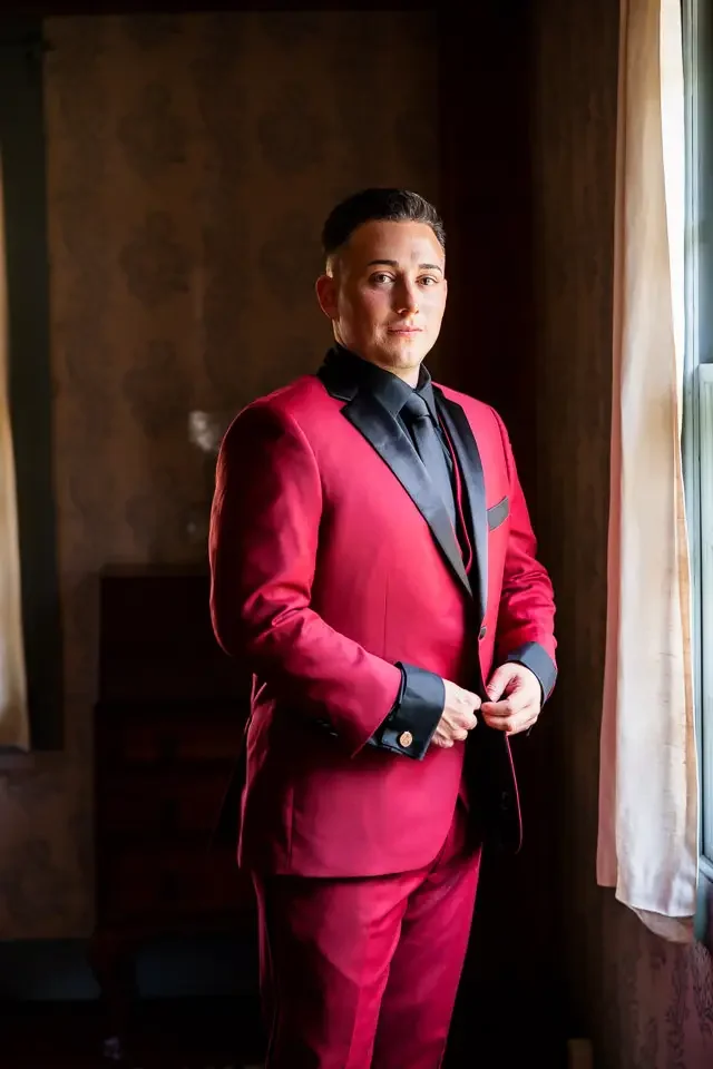 Modern Groom Portrait in Natural Light