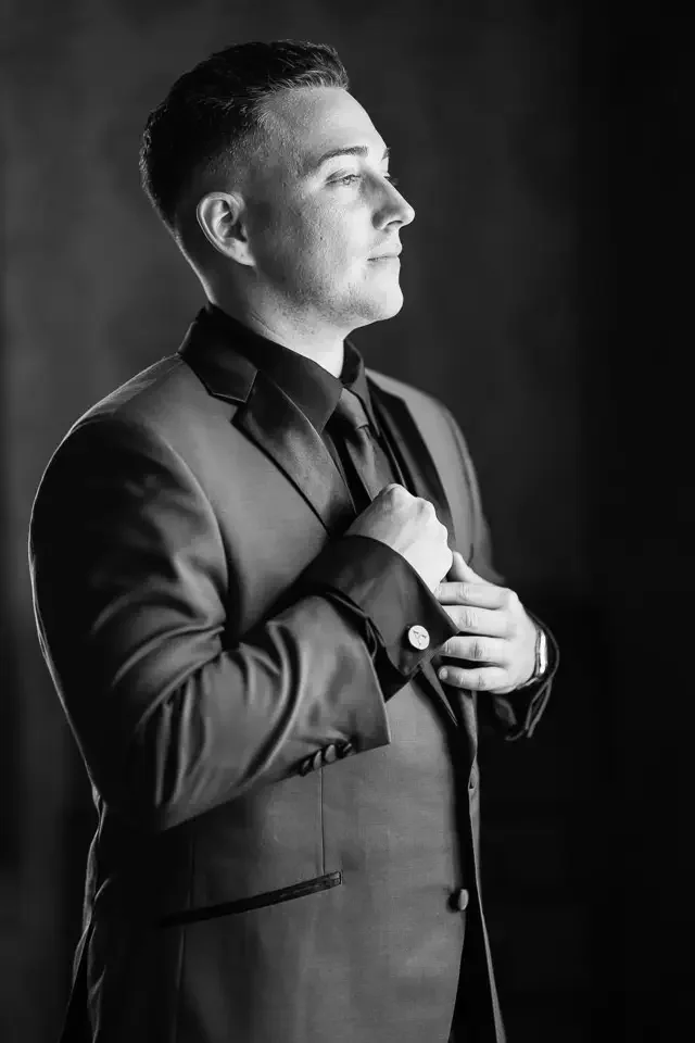 Timeless Groom Portrait Before the Wedding