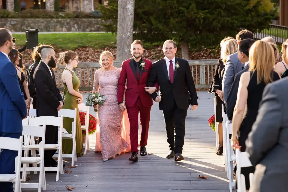 An Emotional Walk Down the Aisle