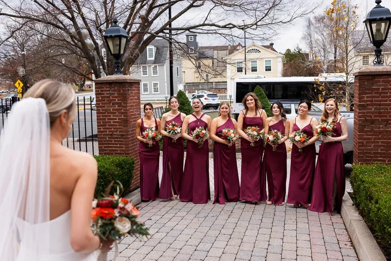 Sharing the Moment With Her Closest Friends