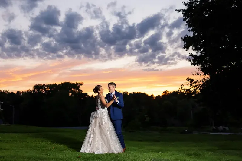 Sunset Portrait in Open Field