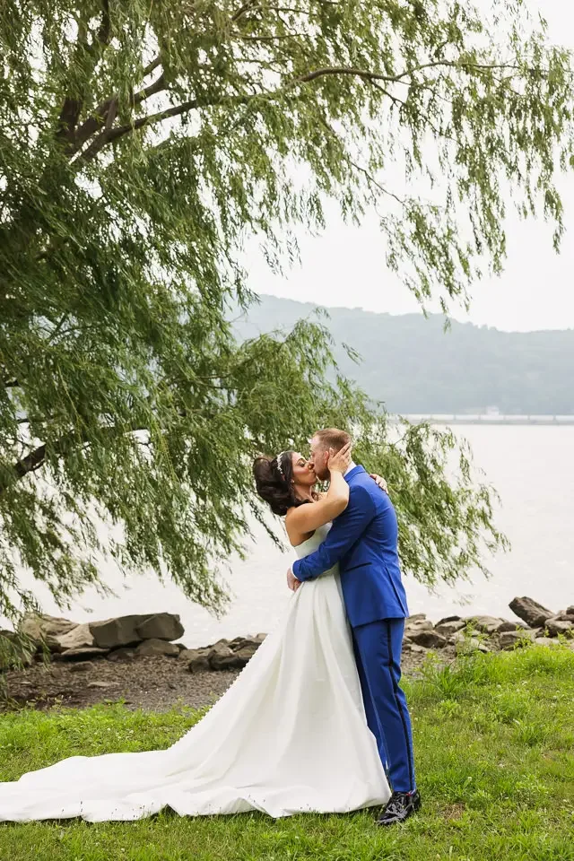 Willow Tree Wedding Portrait