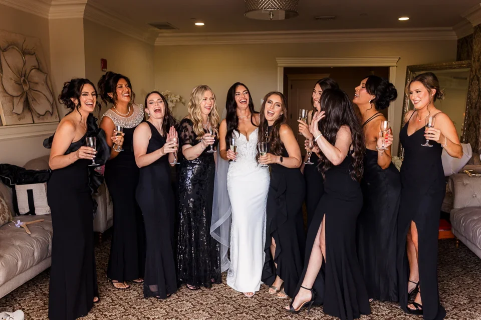 Bridesmaids Getting Ready Celebration