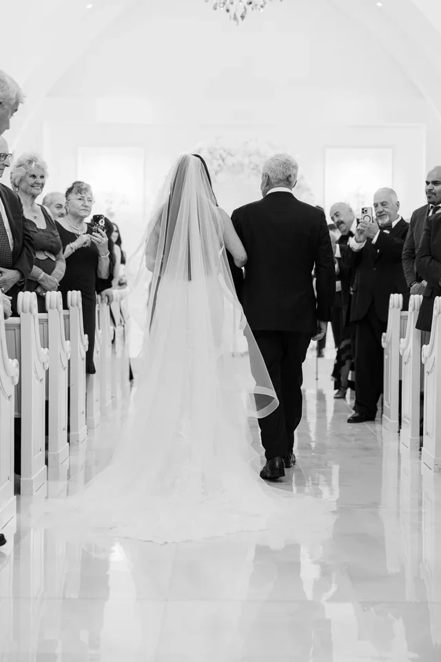 Bride Walking Down the Aisle