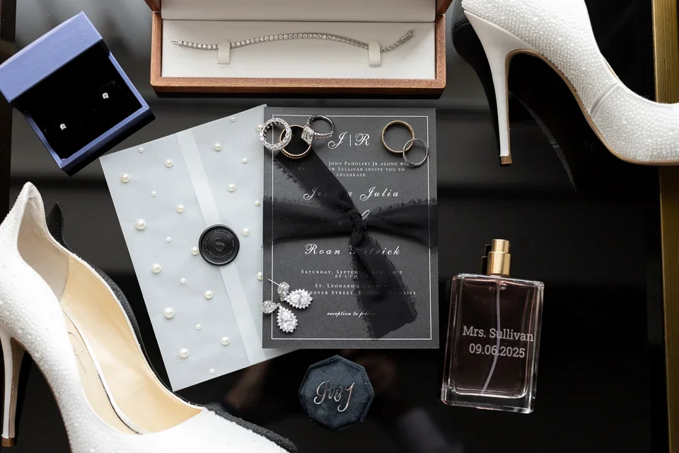 Bridal Detail Flat Lay