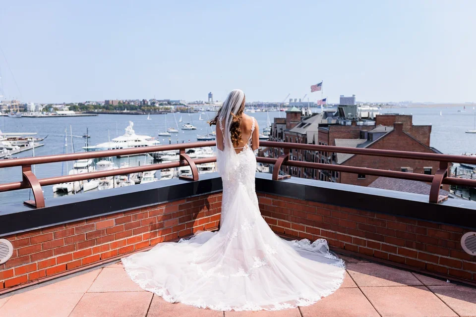 Rooftop Bridal Portrait
