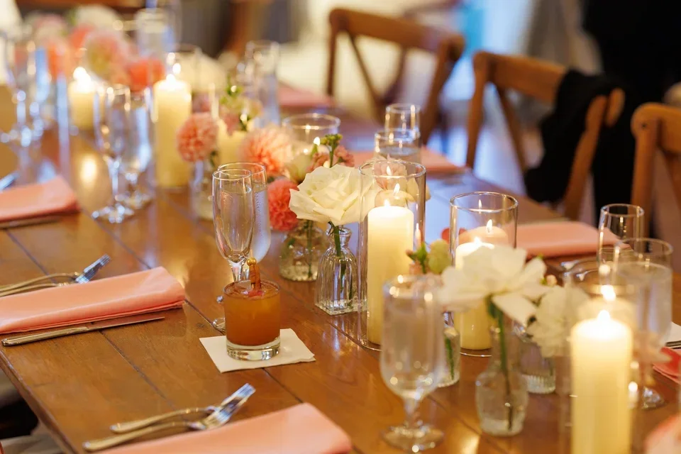 Candlelit Table Details