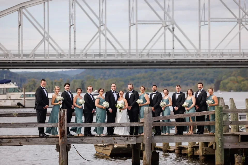 Waterfront Wedding Party