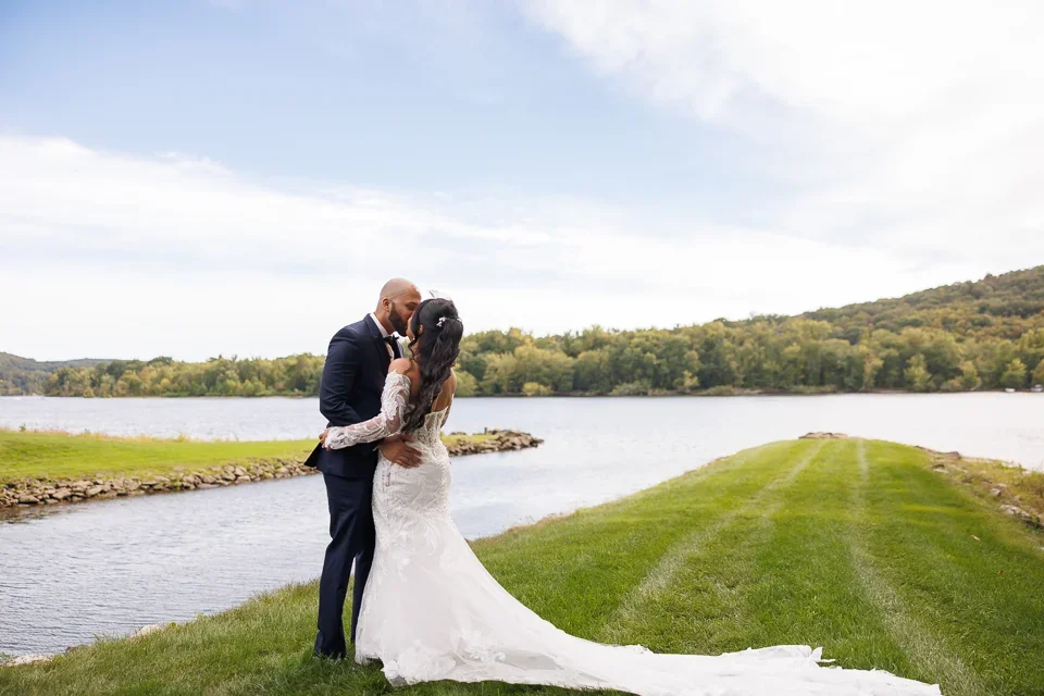 A Quiet Waterfront Kiss