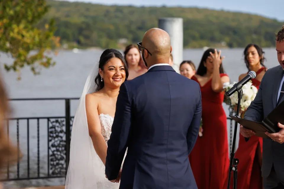 Exchanging Waterfront Vows