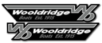 Wooldridge Racing loho with stylized 'W' and racing number 46.