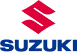 Suzuki logo with stylized 'S' symbol and the word 'SUZUKI' underneath