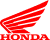 Red and black Honda logo on a white background