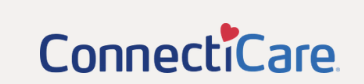 ConnectiCare logo with the text 'ConnectiCare' and a red heart above the 'i'.