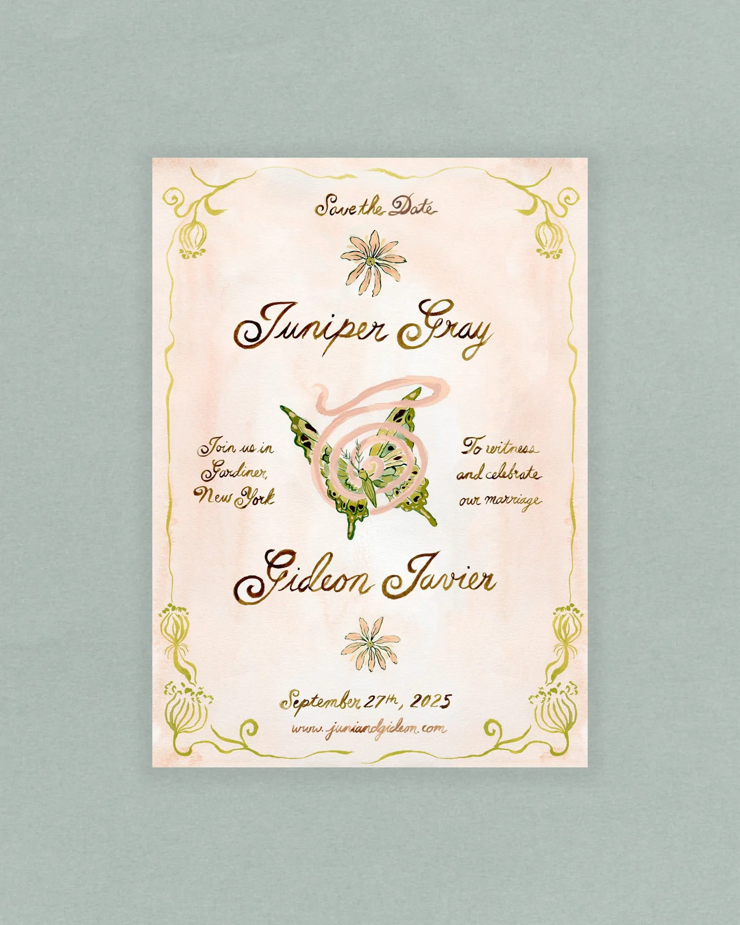 Moth Love Save The Date