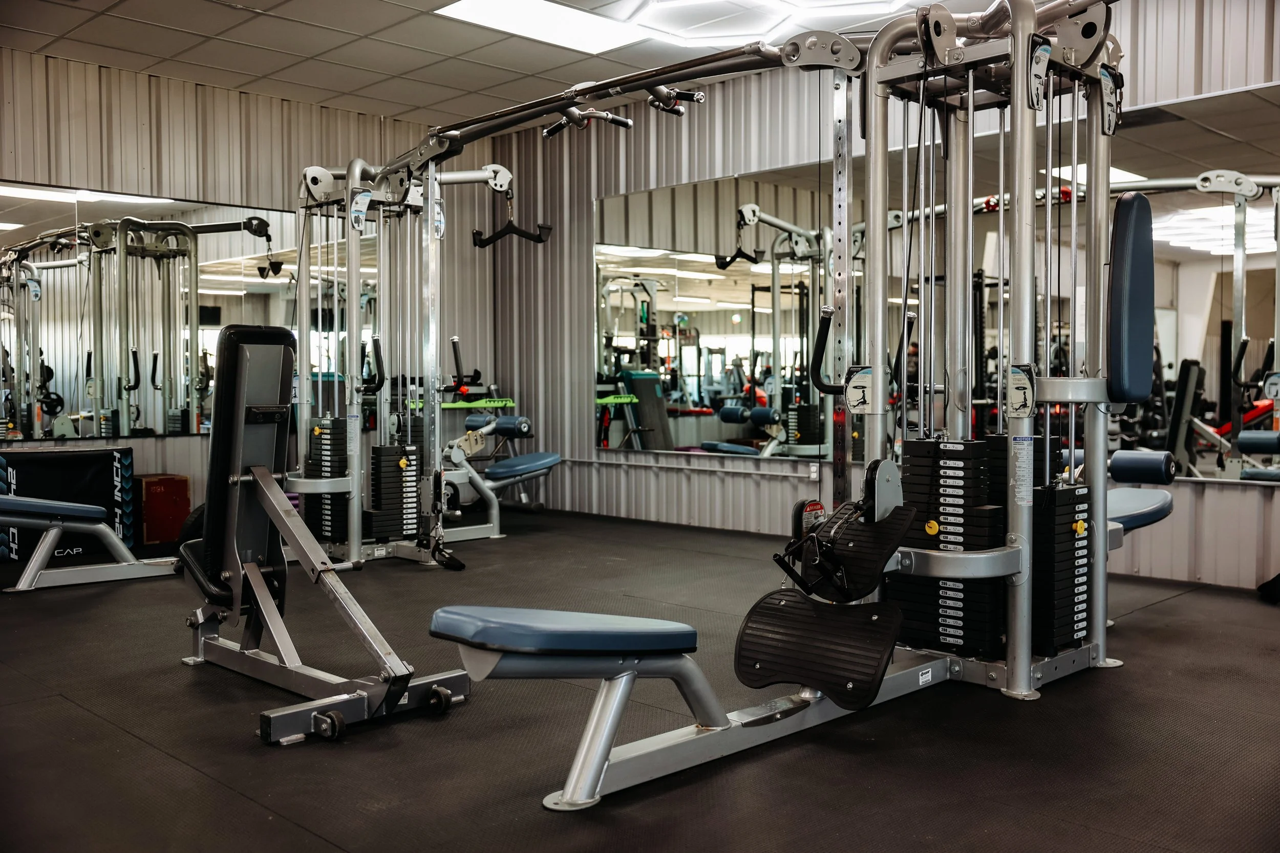Plenty of space for your fitness routine.