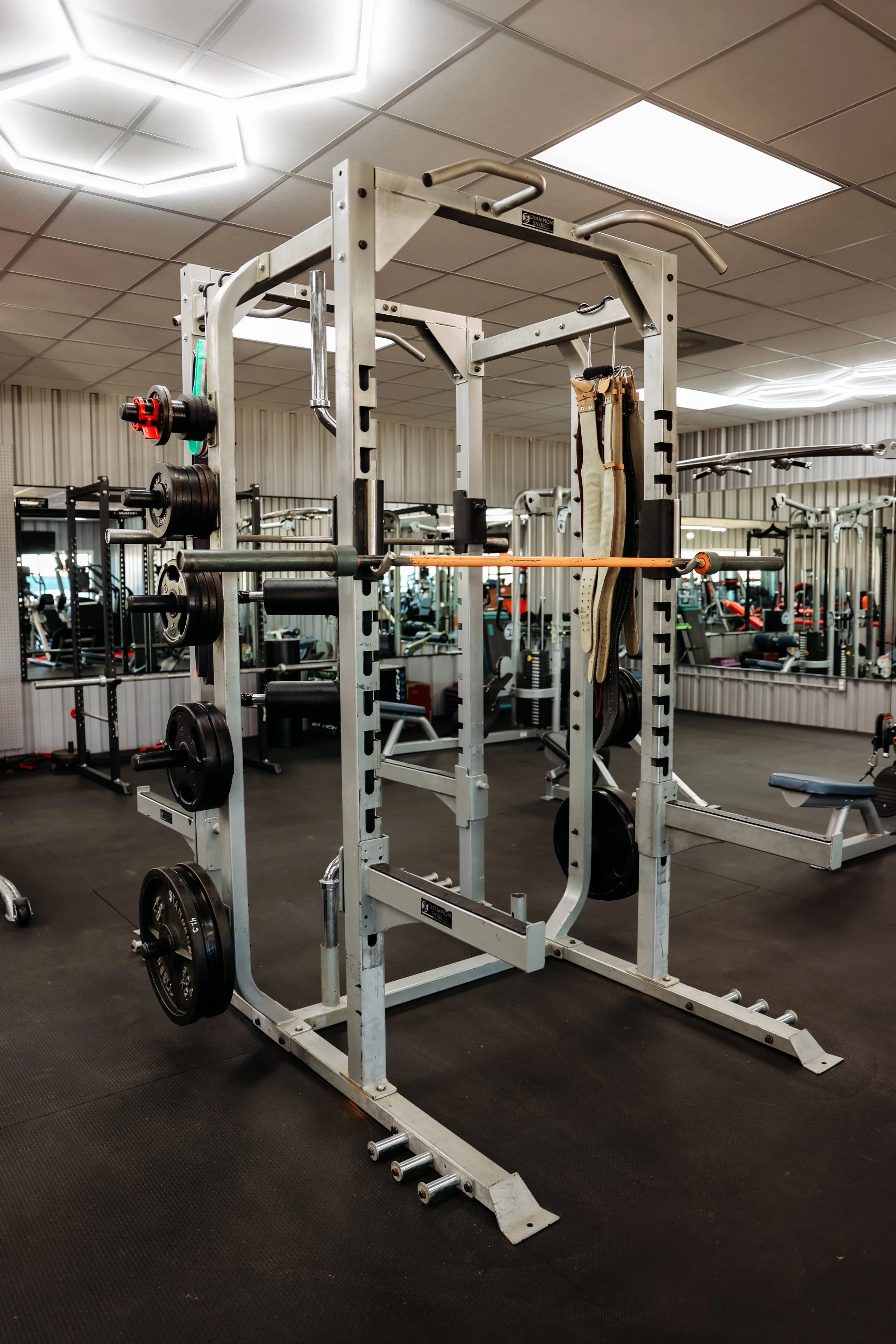 Weightlifting equipment and squat racks available in Bonham Texas