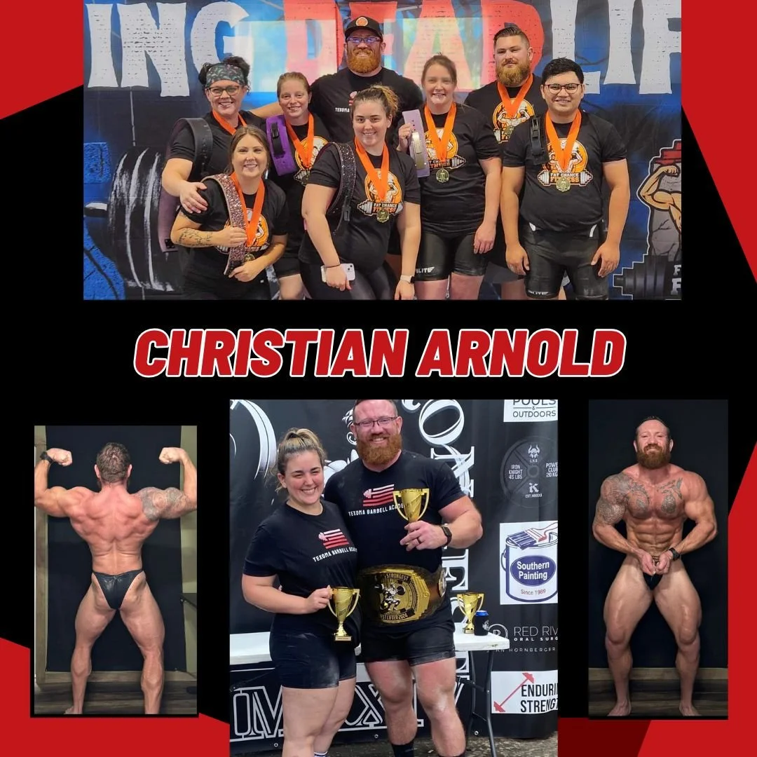 Custom Personal Training by Christian Arnold at Bonham Barbell Club - Workout Fitness Gym - Bonham Texas  - Offers Gym Memberships, Personal Training, Custom Workout Plans, Fitness Classes, Sauna