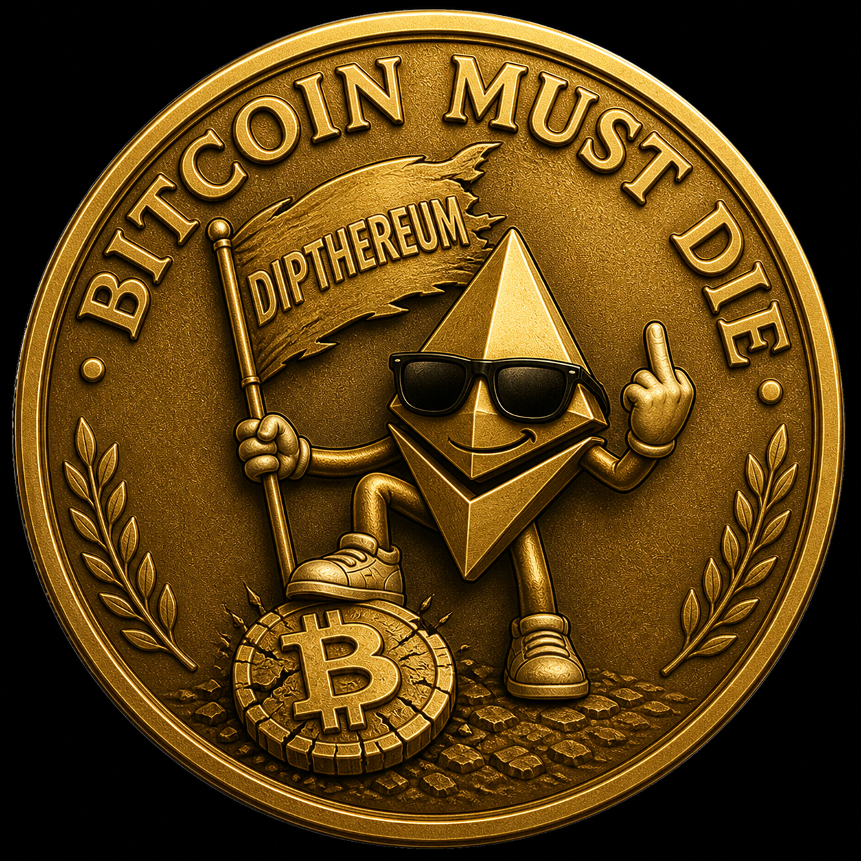 Dipthereum...
Bitcoin Must Die. Proof of Waste Must End.