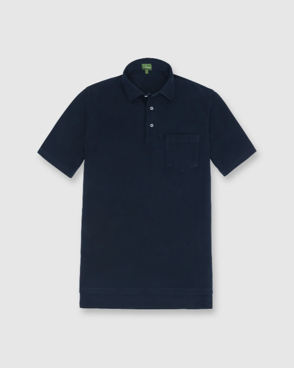 Sid Mashburn Navy Polo