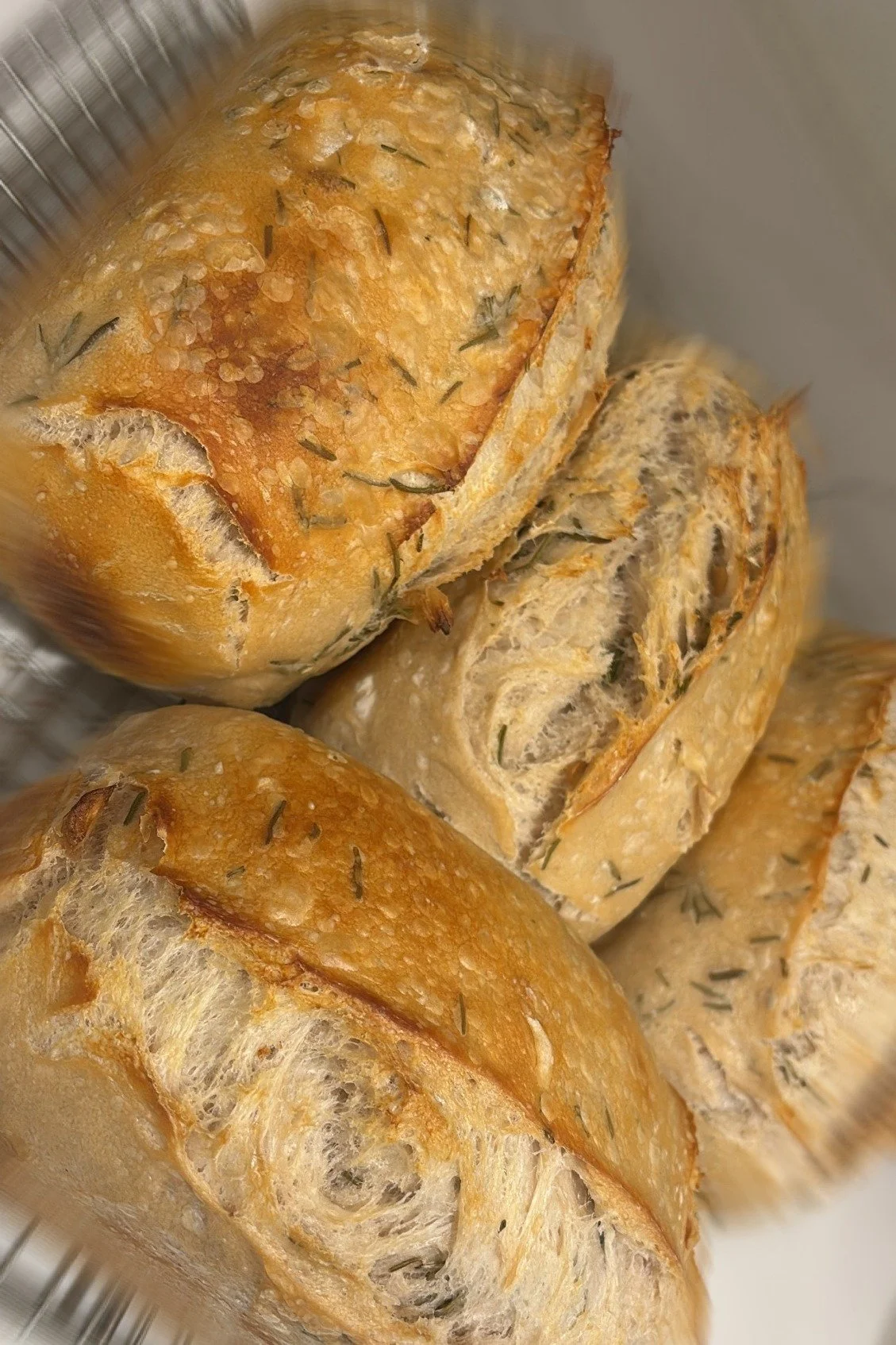 Rosemary Garlic Sourdough Bread