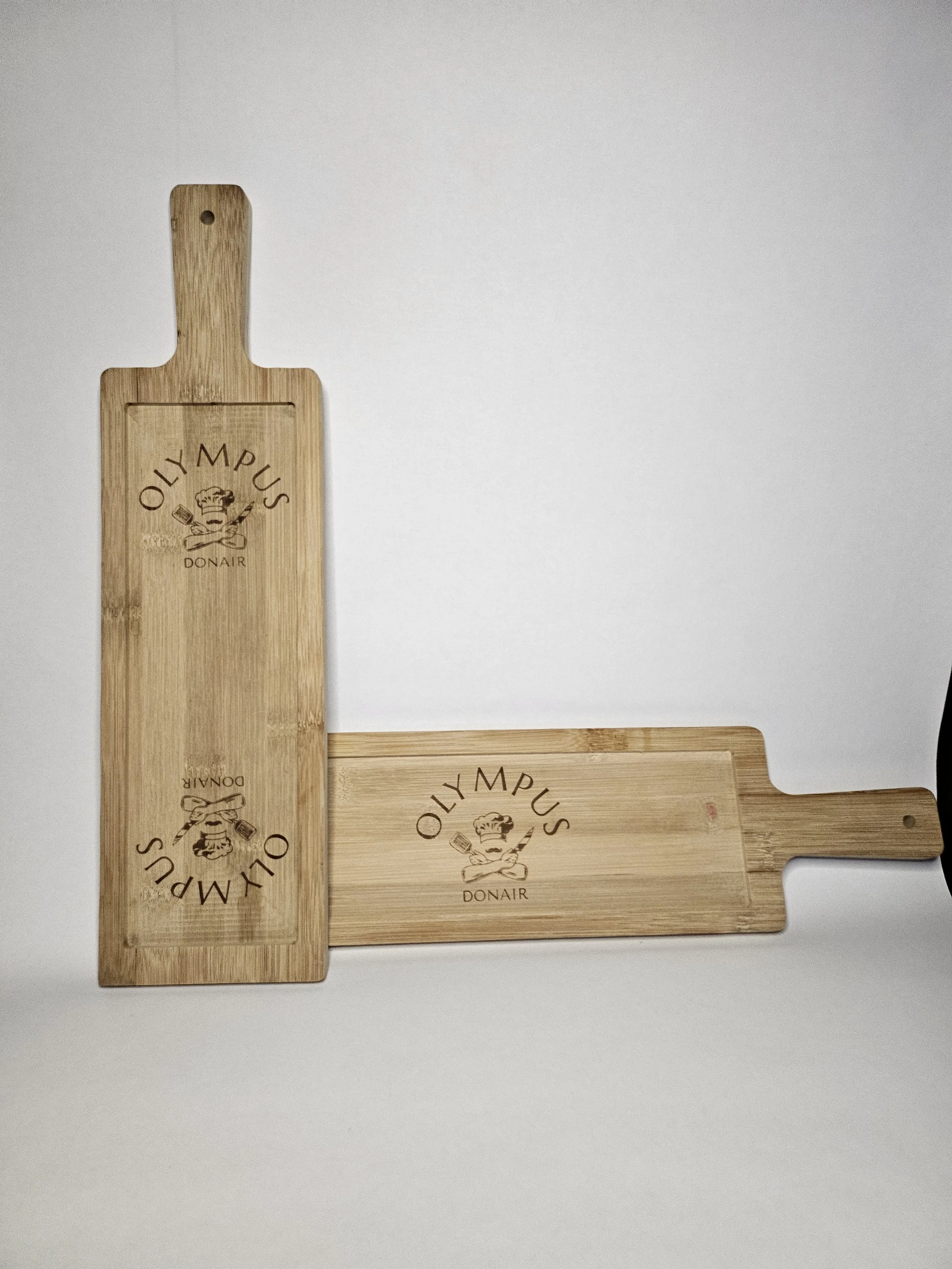 Logo on Serving trays