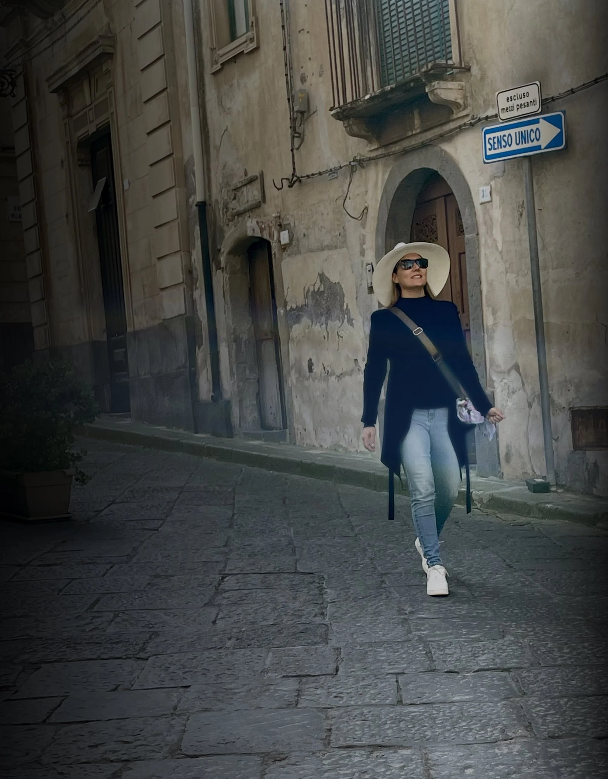 Exploring a Tuscan hill village on a small group Italy escape for women