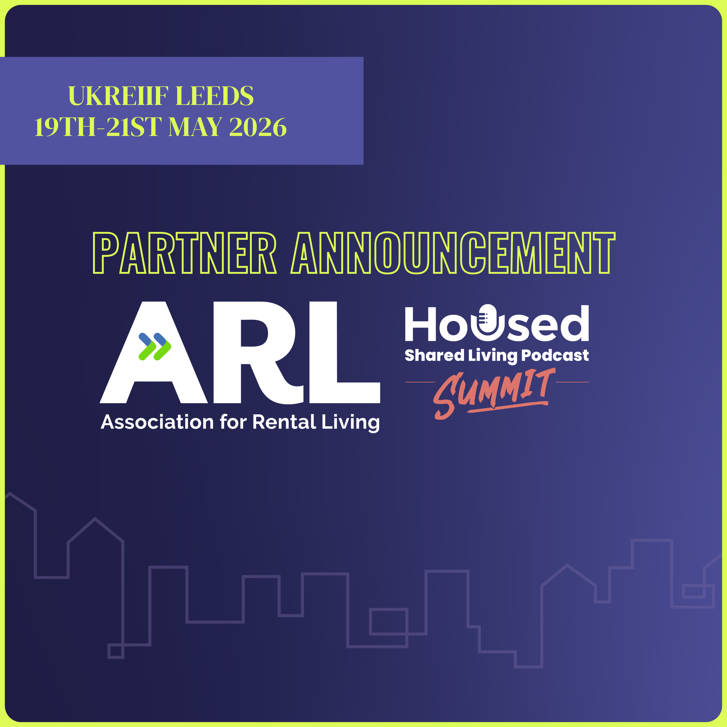 ARL and the Housed Shared Living Summit announce partnership