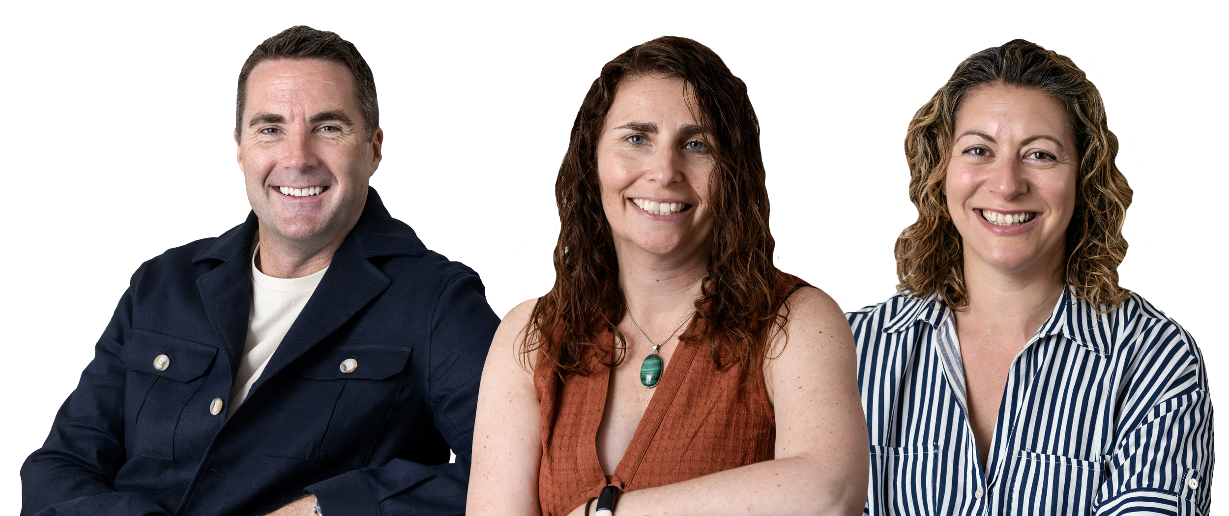 Housed podcast hosts Dan Smith, Deenie Lee and Sarah Canning