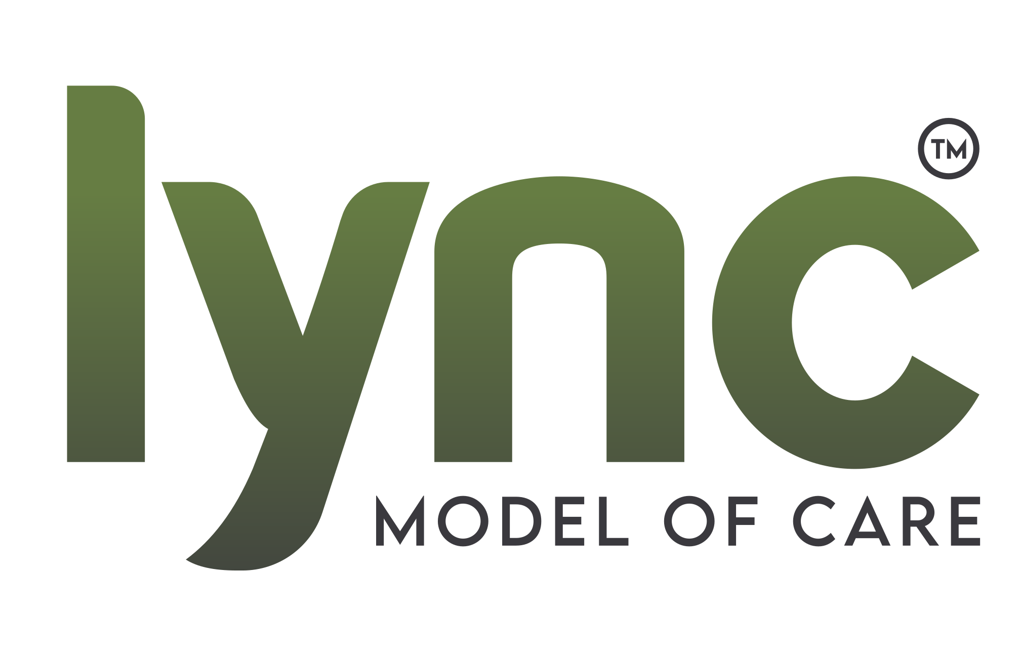 Logo of IVC, with large green and black lowercase letters and the text 'Model of Care' underneath.