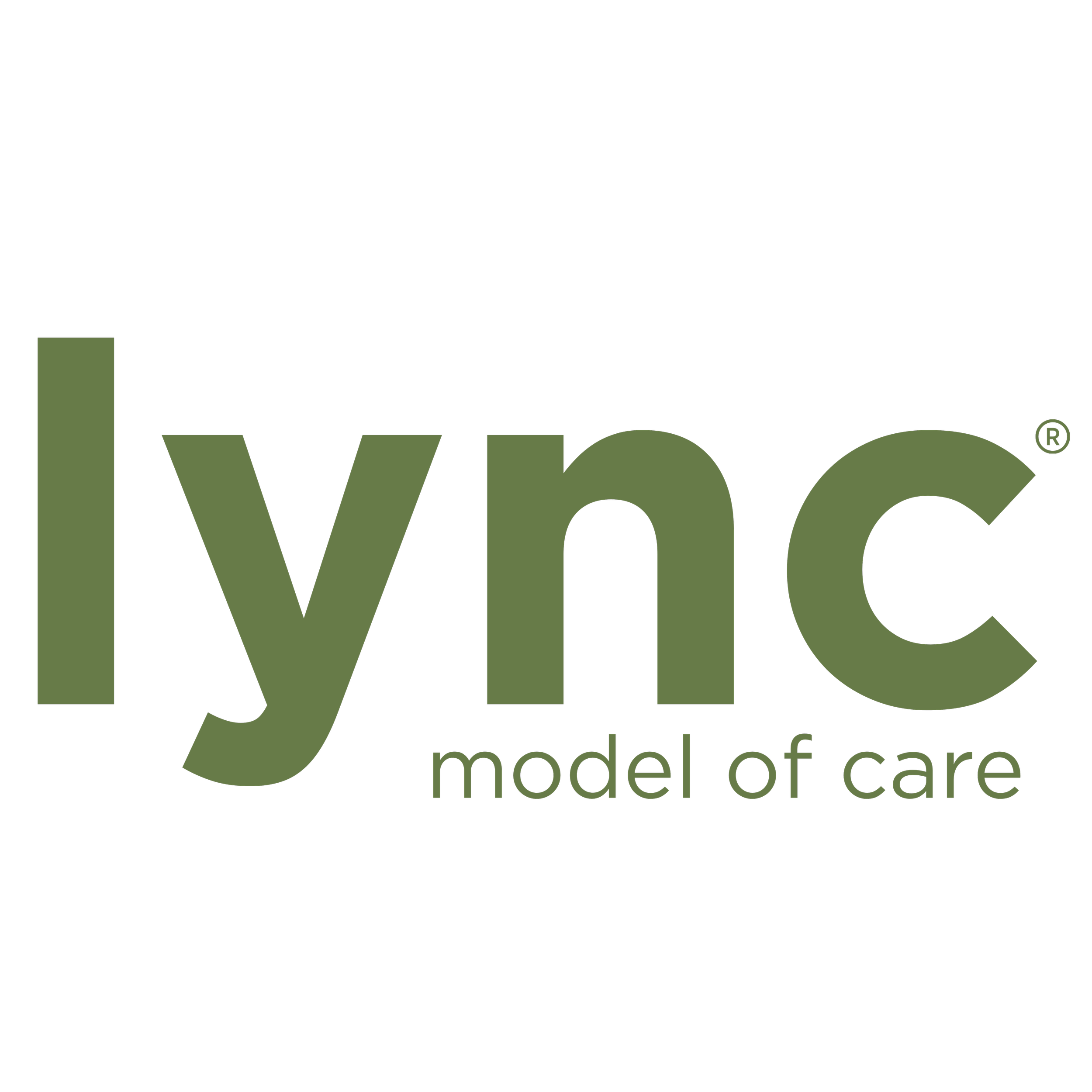 Ivy Rehab logo with the text "model of care" underneath.