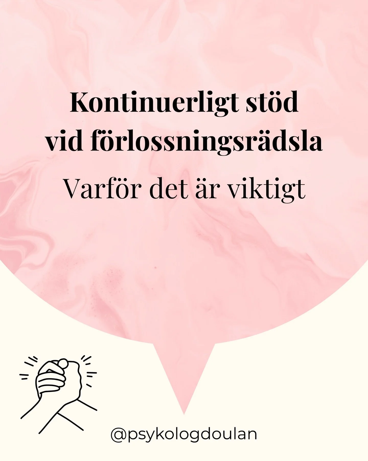 I vissa fall r&auml;cker inte psykologisk behandling f&ouml;r att v&aring;ga m&ouml;ta en f&ouml;dsel. 
I vissa fall &auml;r kontinuerligt st&ouml;d under graviditet och f&ouml;dsel helt avg&ouml;rande.

I karusellen ovan kan du l&auml;sa om vilken b